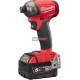 Akčná sada aku hydraulický rázový uťahovák 1/4" Milwaukee M18 FQID-501B