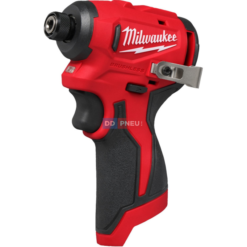 Aku kompaktný bezuhlíkový rázový uťahovač MILWAUKEE M12 BLIDRC-0