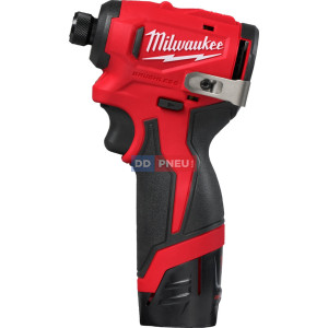 Aku kompaktný bezuhlíkový rázový uťahovač MILWAUKEE M12 BLIDRC-202C