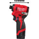 Aku kompaktný bezuhlíkový rázový uťahovač MILWAUKEE M12 BLIDRC-202C