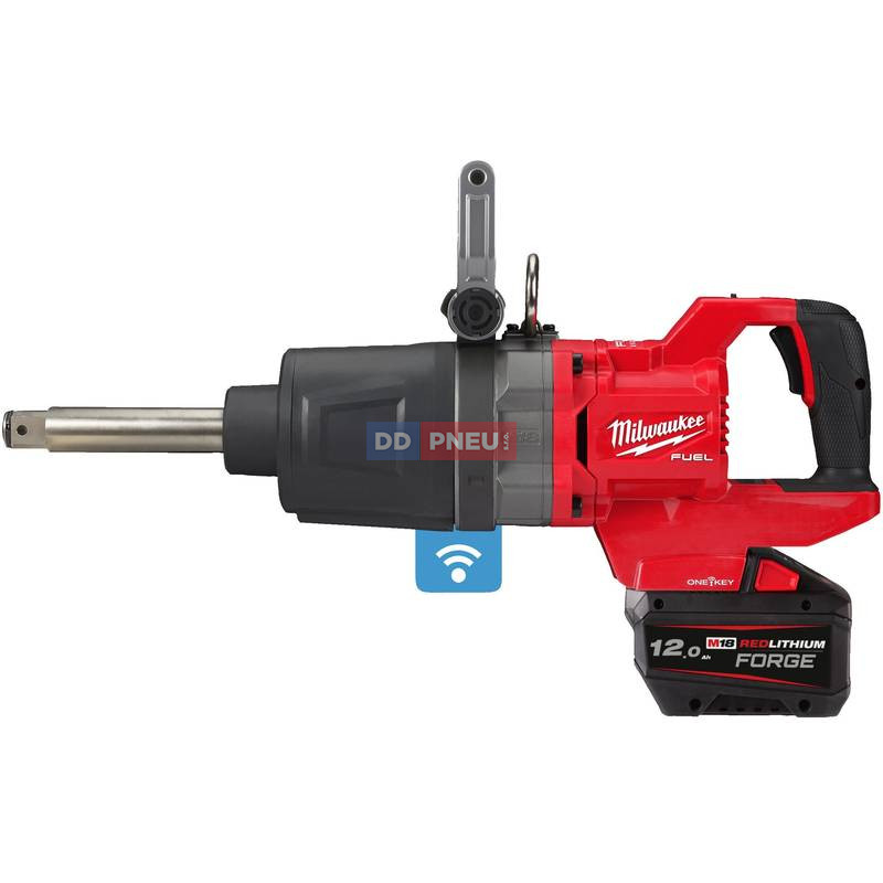 1" aku rázový uťahovák s dlhým vretenom MILWAUKEE M18 ONEFHIWF1D-121C