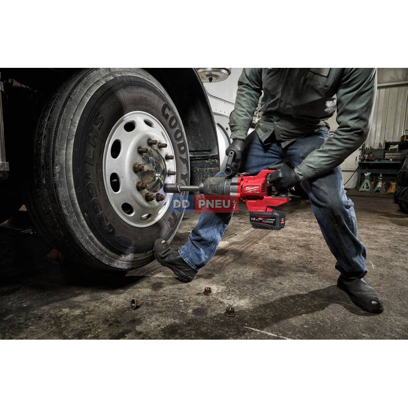 1" aku rázový uťahovák s dlhým vretenom MILWAUKEE M18 ONEFHIWF1D-121C
