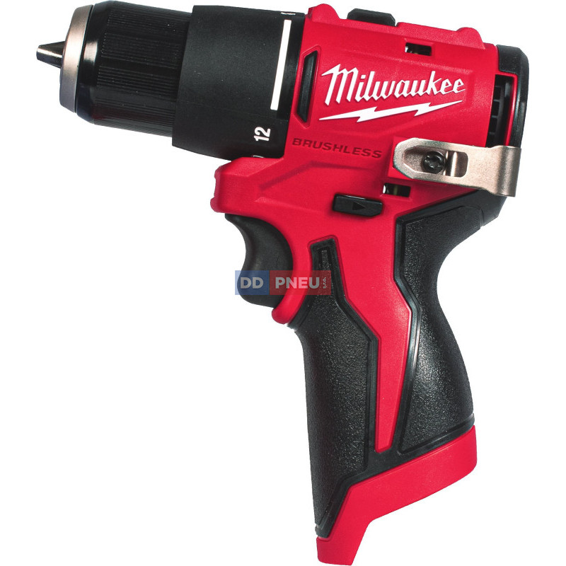 Aku kompaktná bezuhlíková príklepová vŕtačka MILWAUKEE M12 BLPDRC-0