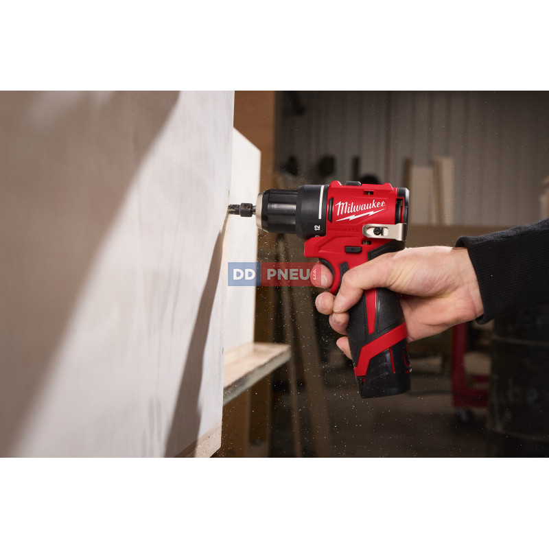 Aku kompaktná bezuhlíková príklepová vŕtačka MILWAUKEE M12 BLPDRC-0