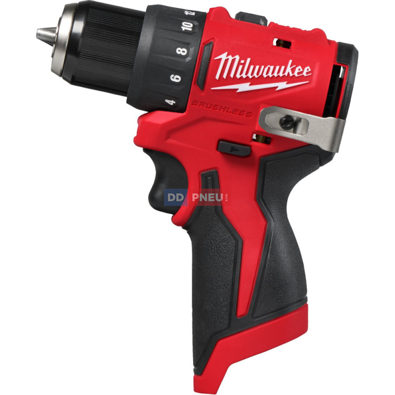 Aku kompaktný bezuhlíkový skrutkovač MILWAUKEE M12 BLDDRC-0 – bez batérie