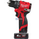 Aku kompaktný bezuhlíkový skrutkovač MILWAUKEE M12 BLDDRC-402C
