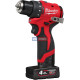 Aku kompaktný bezuhlíkový skrutkovač MILWAUKEE M12 BLDDRC-402C