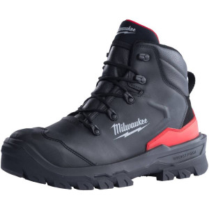 Bezpečnostné topánky MILWAUKEE Armourtred™ S3S 1M110111W – kožené, čierne, EU 43