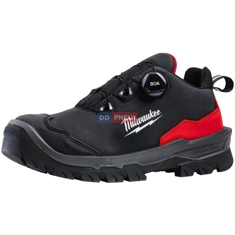 Bezpečnostné poltopánky MILWAUKEE Armourtred™ S3S B1L110111W – mikrovlákno, čierne, EU 44