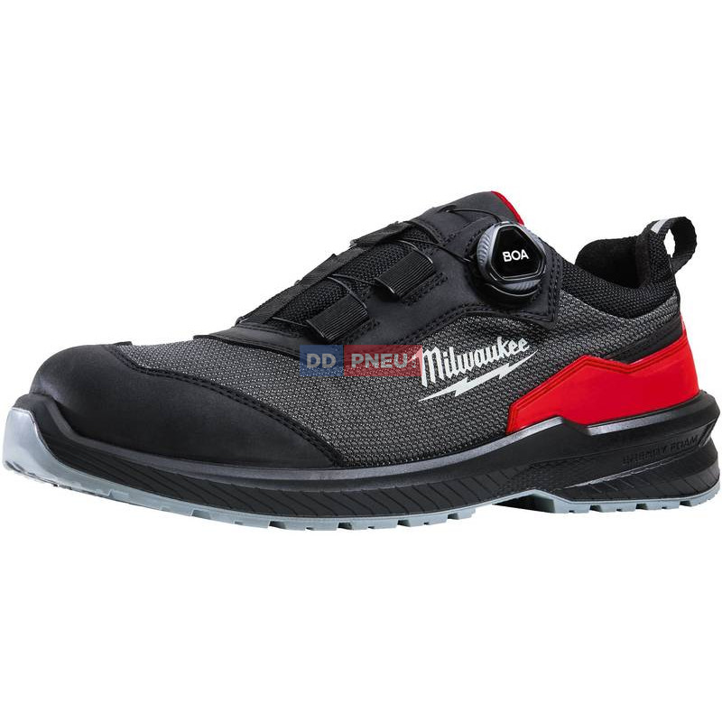 Bezpečnostné poltopánky MILWAUKEE Flextred™ S1PS B1L110133 – textilné, čierna, BOA, EU 37