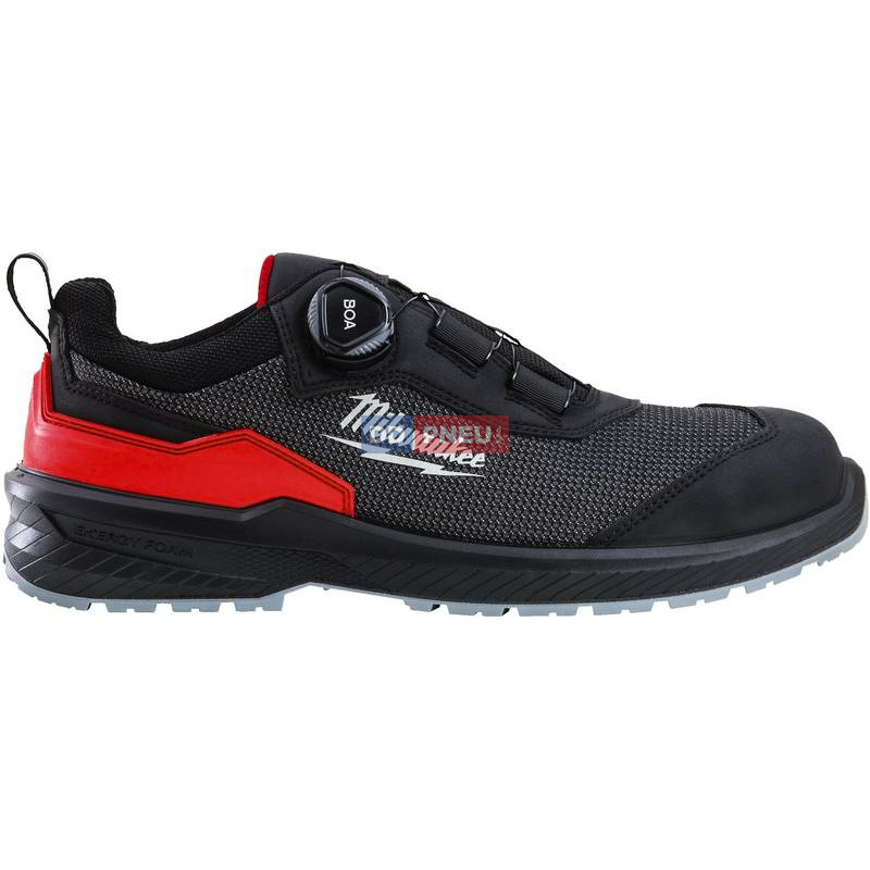 Bezpečnostné poltopánky MILWAUKEE Flextred™ S1PS B1L110133 – textilné, čierna, BOA, EU 36