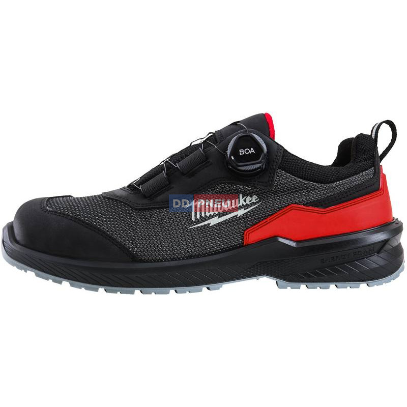 Bezpečnostné poltopánky MILWAUKEE Flextred™ S1PS B1L110133 – textilné, čierna, BOA, EU 48