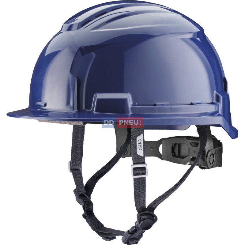 Prilba Milwaukee BOLT™100 – odvetrávaná, s podbradným pásikom, modrá