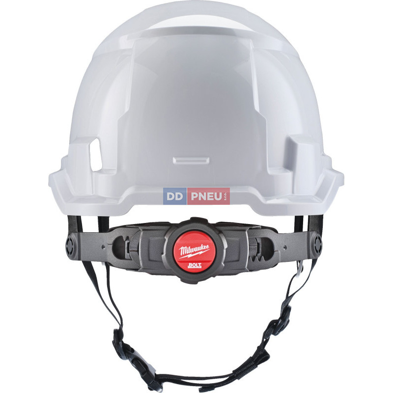Prilba Milwaukee BOLT™100 – neodvetrávaná, s podbradným pásikom, biela