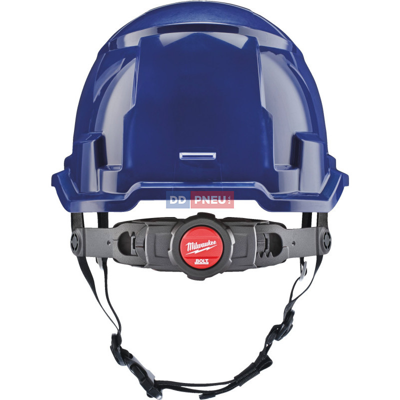 Prilba Milwaukee BOLT™100 – neodvetrávaná, s podbradným pásikom, modrá