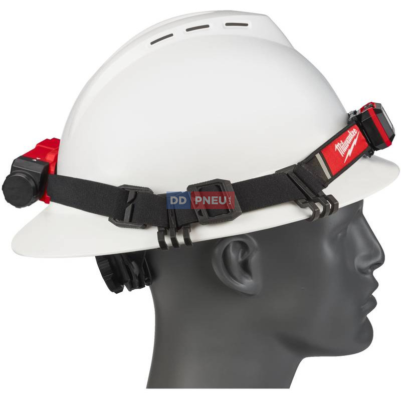 USB nabíjacia čelovka na prilbu Milwaukee L4 HLRP-301