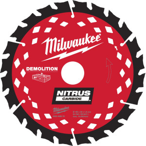 Pílový demolačný kotúč na drevo MILWAUKEE NITRUS 190x30x1.6 – 24 zubov