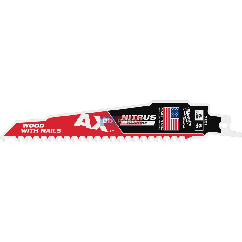 Demolačné pílový plátok MILWAUKEE AX NITRUS CARBIDE – 150 mm