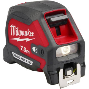 LED magnetický zvinovací meter MILWAUKEE - dĺžka 7,5 m