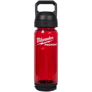 Plastová fľaša Milwaukee PACKOUT™ – červená