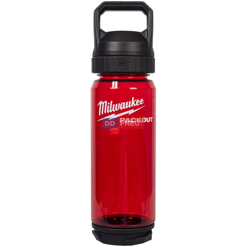 Plastová fľaša Milwaukee PACKOUT™ – červená, 740 ml