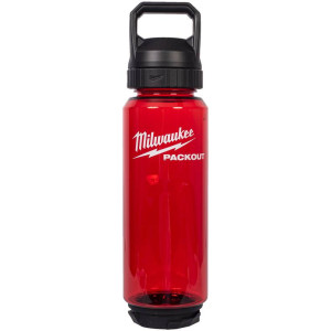 Plastová fľaša Milwaukee PACKOUT™ – červená, 1005 ml