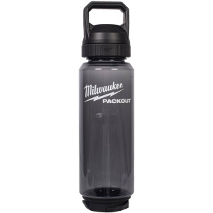 Plastová fľaša Milwaukee PACKOUT™ – čierna, 1005 ml