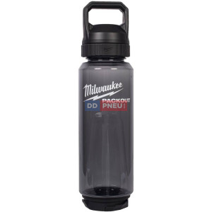 Plastová fľaša Milwaukee PACKOUT™ – čierna, 1005 ml