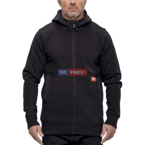 Pracovná mikina so zipsom a kapucňou Milwaukee GRIDIRON™ WHZ – čierna