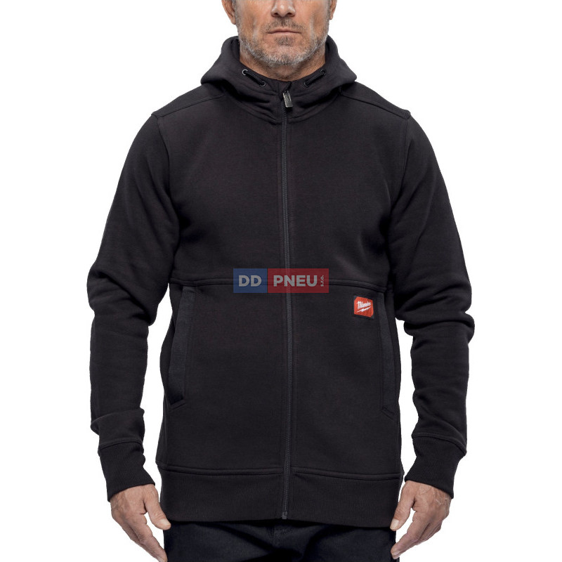 Pracovná mikina so zipsom a kapucňou Milwaukee GRIDIRON™ WHZ – čierna, XL
