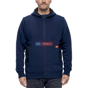 Pracovná mikina so zipsom a kapucňou Milwaukee GRIDIRON™ WHZ – modrá