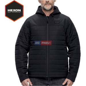 HEXON vyhrievaná prešívaná bunda Milwaukee M12 HPJBL3-0 – čierna