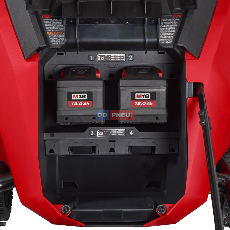 Snehová fréza na dva akumulátory Milwaukee M18 F2SSBL-122