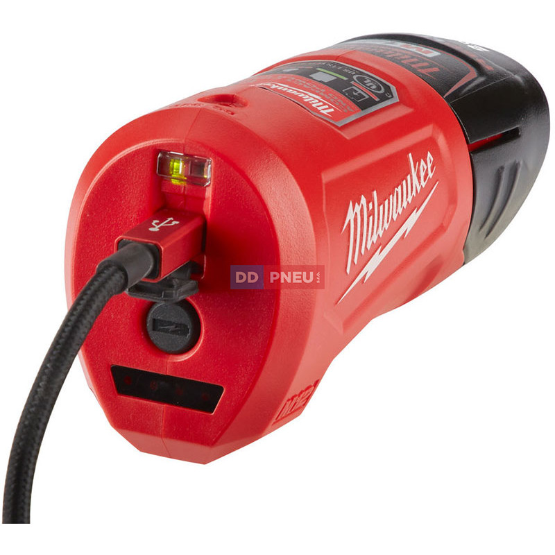 Kompaktná cestovná nabíjačka MILWAUKEE M12 TC