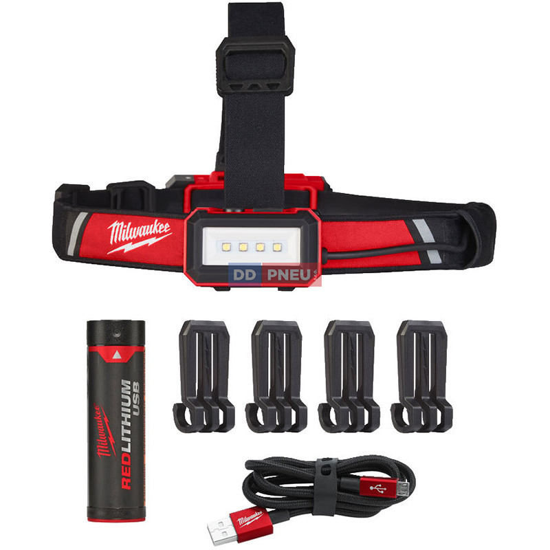 USB nabíjacia čelovka MILWAUKEE L4 HLRP-201