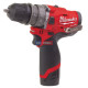 Aku príklepová vŕtačka MILWAUKEE M12 FPDXKIT-202X