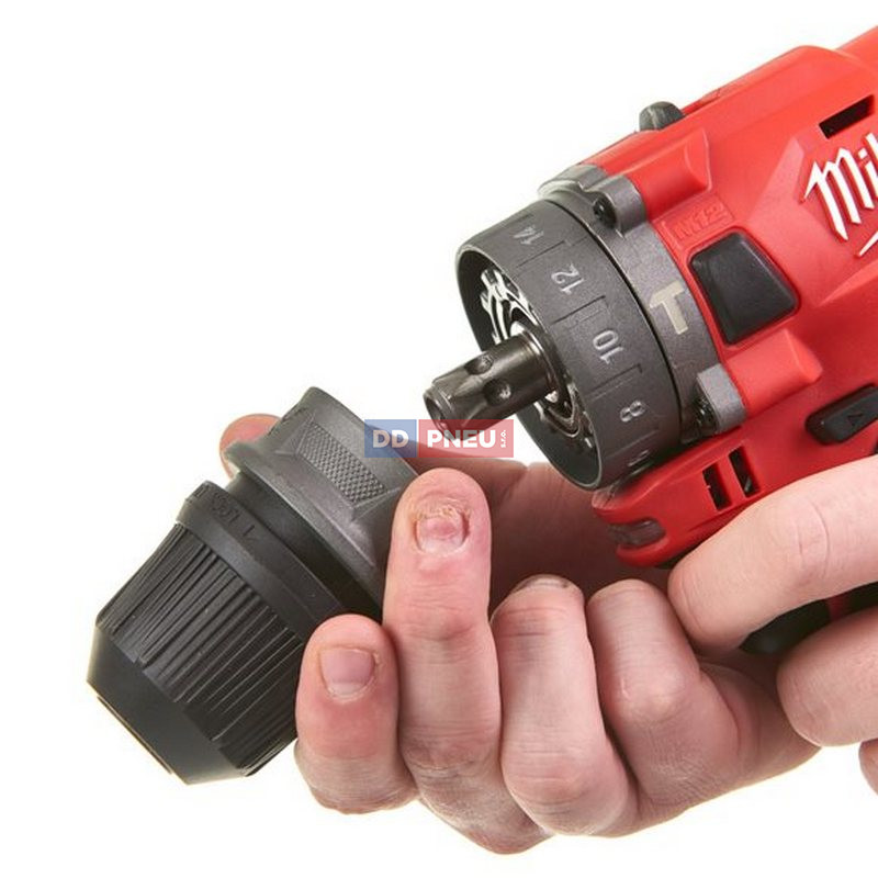 Aku príklepová vŕtačka MILWAUKEE M12 FPDXKIT-202X