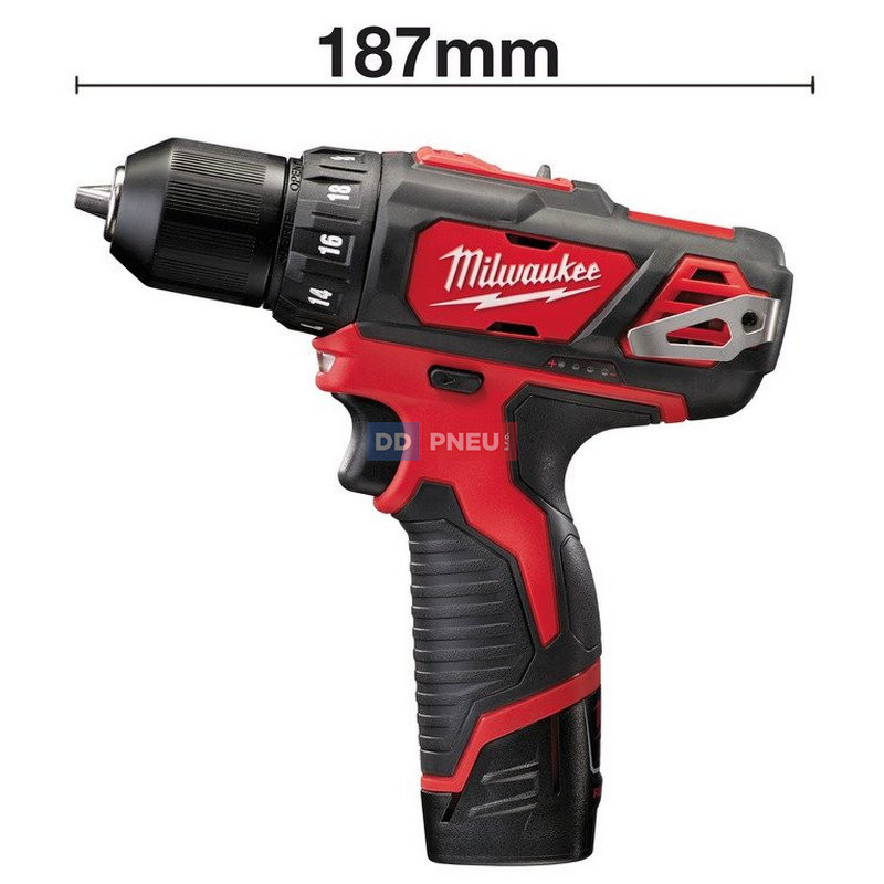 Aku vŕtací skrutkovač MILWAUKEE M12 BDD-202C