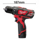Aku vŕtací skrutkovač MILWAUKEE M12 BDD-202C