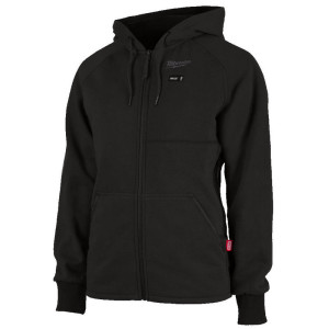 Dámska vyhrievaná čierna mikina s kapucňou MILWAUKEE M12 HHLBL1-0 - bez batérie
