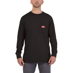 Tričko Milwaukee WT LS s dlhým rukávom - čierne