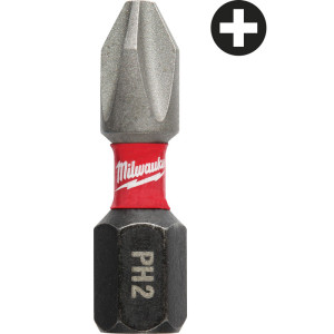 Skrutkovacie bity Milwaukee SHOCKWAVE ™ Impact Duty ™ PH2 x 25 mm - 2 ks