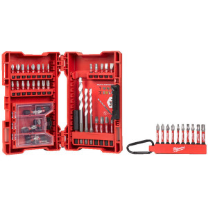 Sada bitov a vrtákov MILWAUKEE do multimateriálu – 54ks 