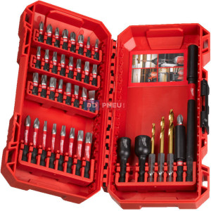 Sada vrtákov, bitov a nástrčných kľúčov MILWAUKEE SHOCKWAVE – 40 ks Sada vrtákov, bitov a nástrčných kľúčov MILWAUKEE SHOCKWAVE – 40 ks