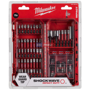 Sada bitov a nástrčných kľúčov MILWAUKEE SHOCKWAVE – 75 ks Sada bitov a nástrčných kľúčov MILWAUKEE SHOCKWAVE – 75 ks