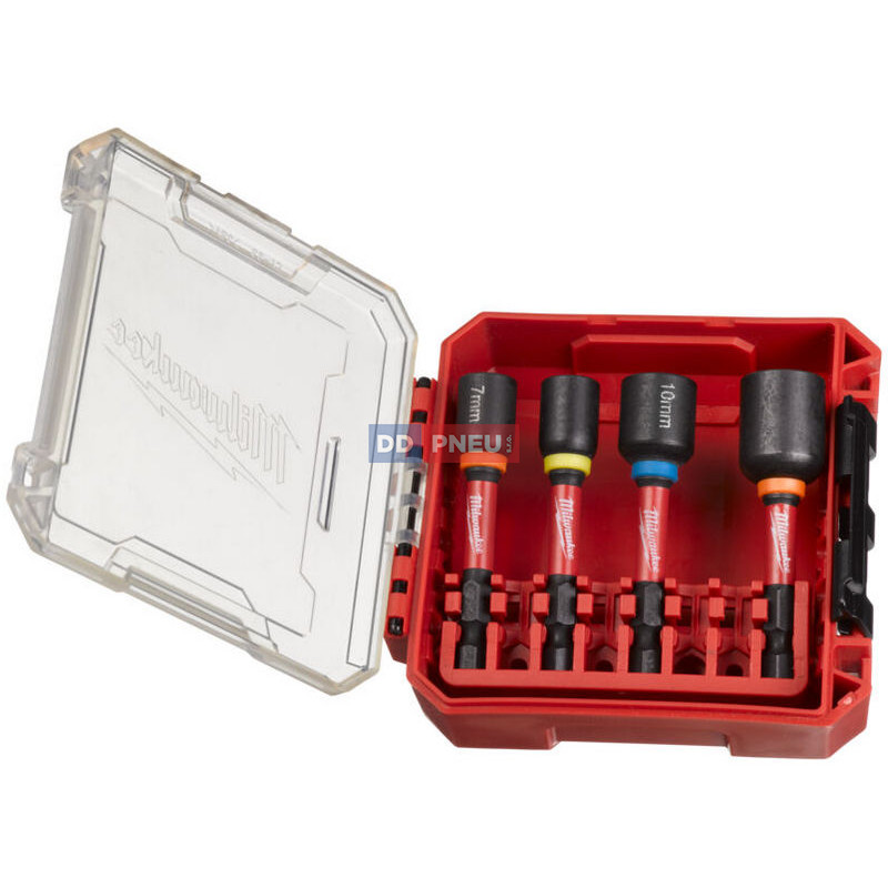 Sada magnetických nástrčných kľúčov MILWAUKEE SHOCKWAVE IMPACT DUTY – 4ks