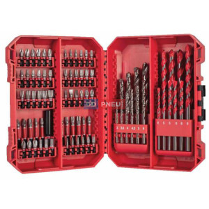 Súprava vrtákov a bitov Milwaukee Shockwave Impact Duty – 80 ks