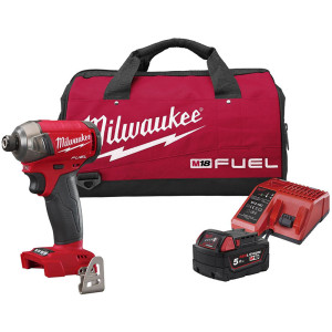 Akčná sada aku hydraulický rázový uťahovák 1/4" Milwaukee M18 FQID-501B