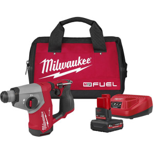 Akčná sada aku kladivo SDS-Plus Milwaukee M12 FHAC16-501B