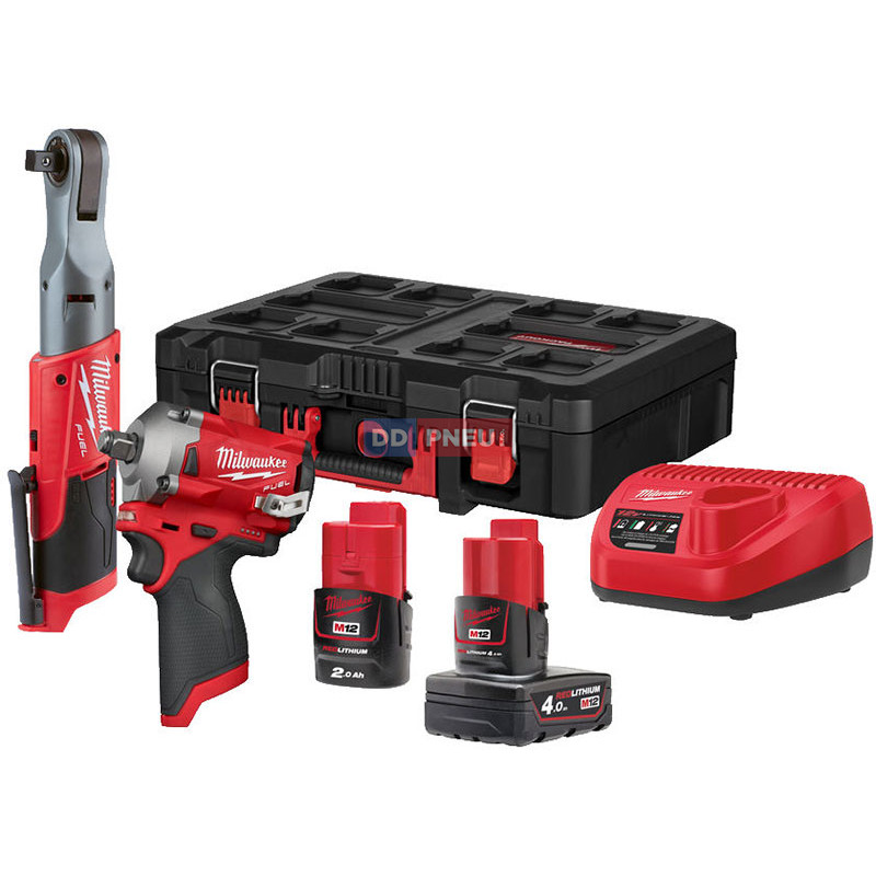 Milwaukee akčná sada náradia M12 FPP2AV-422P